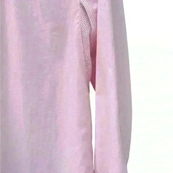 Solumbra Women's Button-Up Shirt UV Fishing Nylon Vented Pink Sz Small - Picture 6 of 10